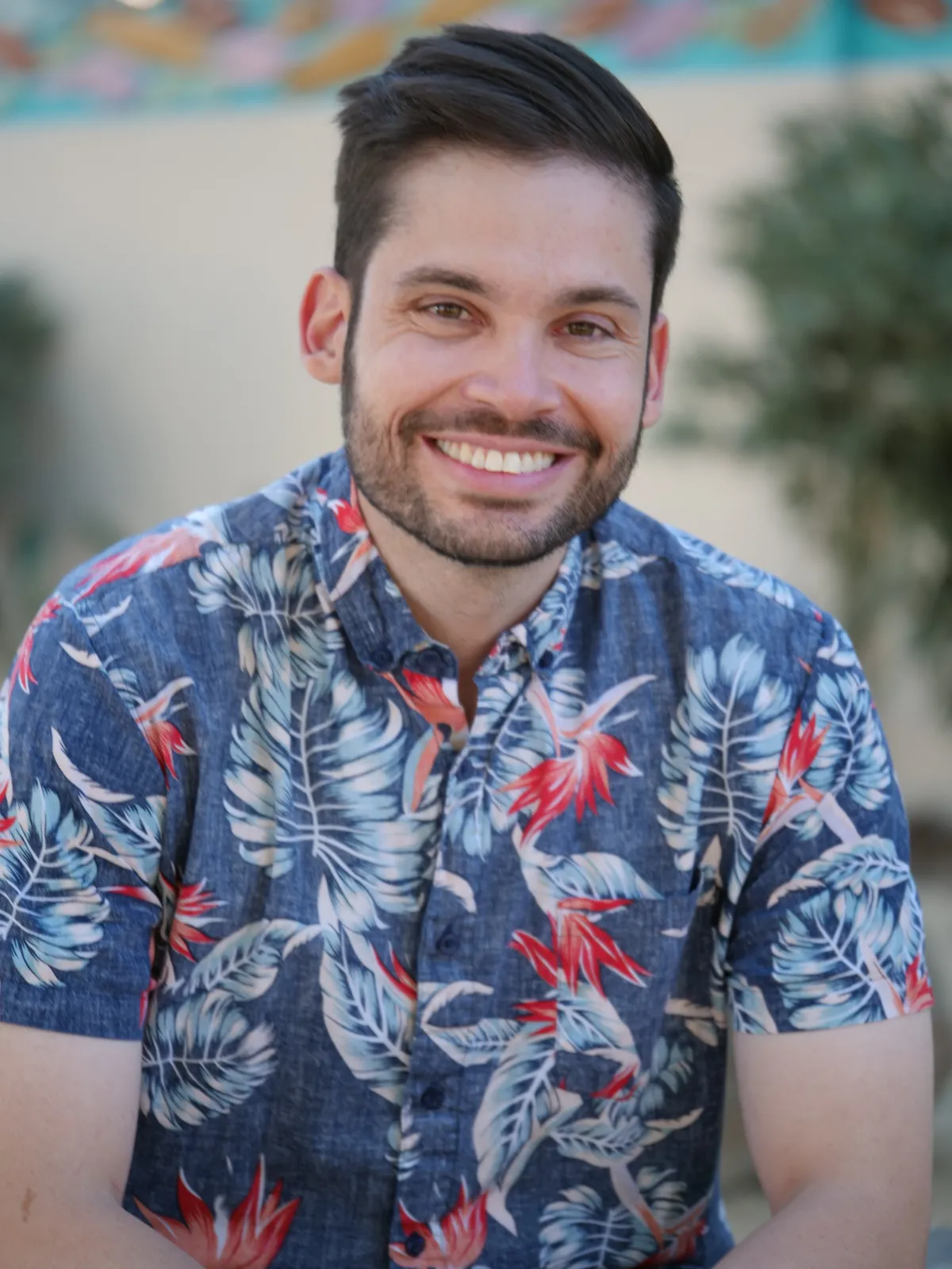 Hawaiian Shirt with Handsign